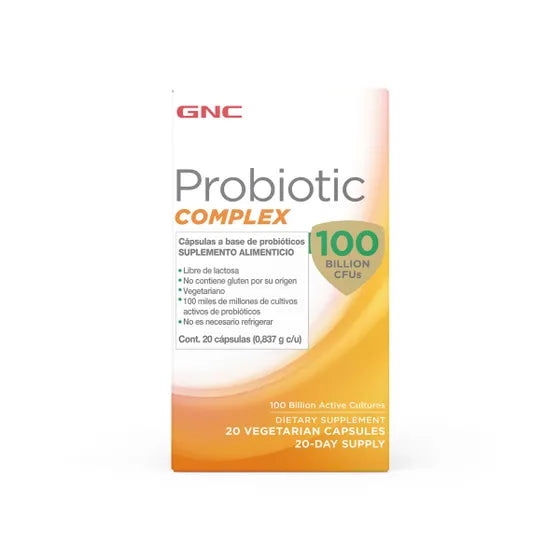 Probióticos 100 Billones UFC GNC Probiotic 20 caps