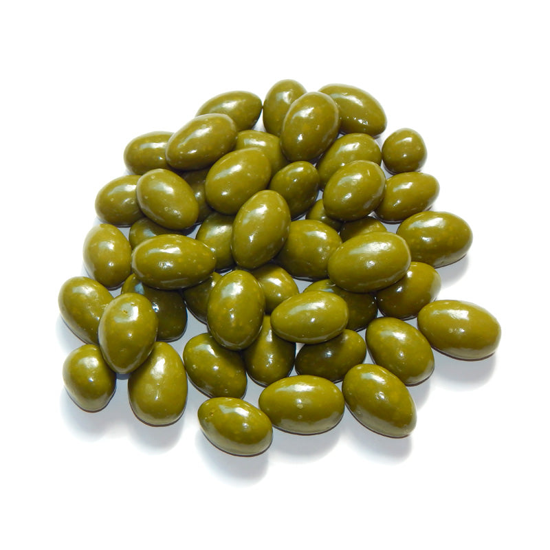 Almendra Cubierta de Chocolate Blanco y Matcha