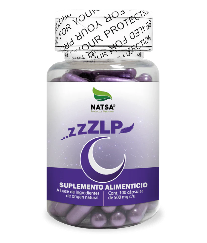 Valeriana, pasiflora, tila y manzanilla ZLP de NATSA | Apoyo para el sueño reparador | 100 cápsulas