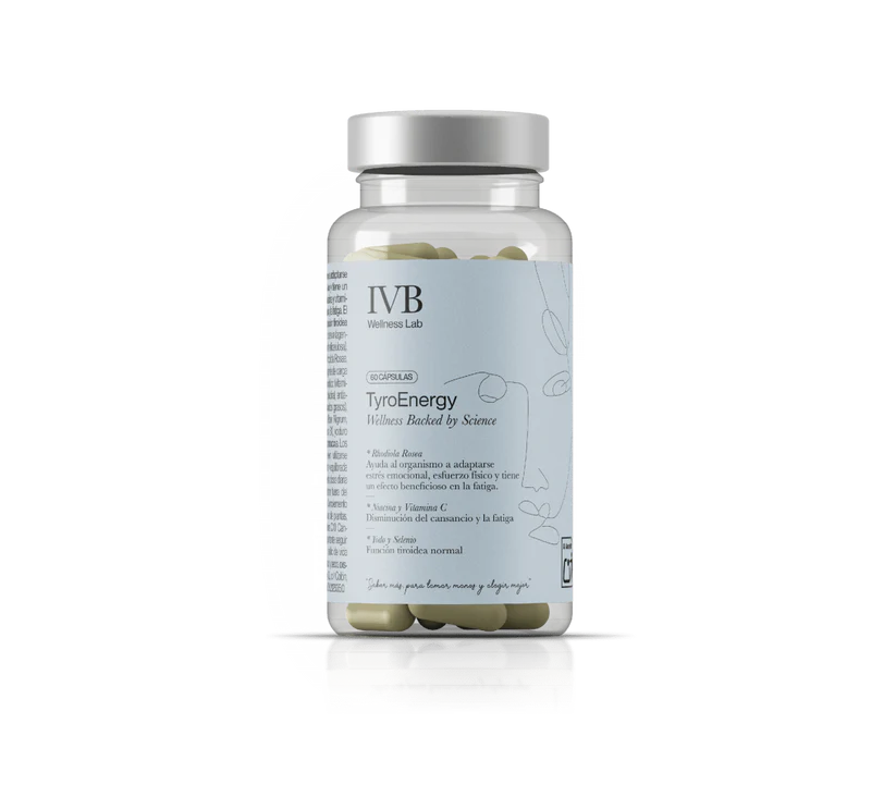 TyroEnergy | IVB Wellness Lab | Apoyo para la Energía y la Función Tiroidea | 60 Cápsulas