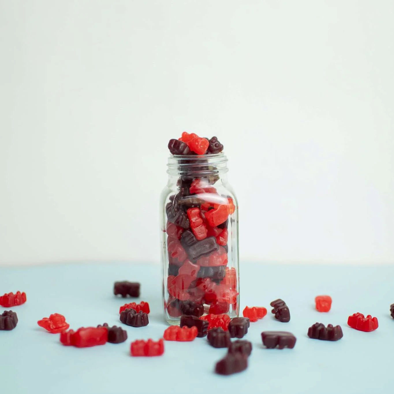 Gomitas de frutos rojos sin azúcar