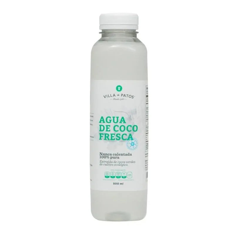 Agua fresca de coco orgánica 500ml Villa de Patos