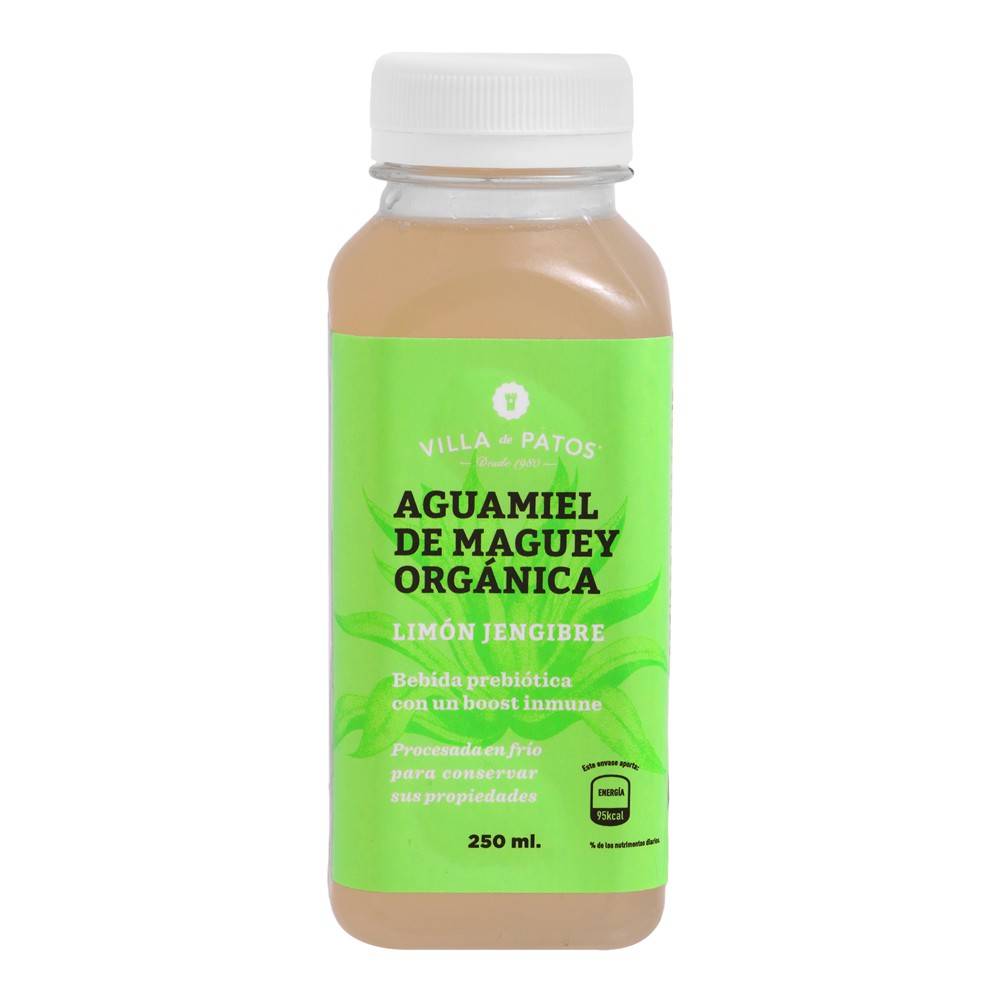 Aguamiel de limón-jengibre 250ml Villa de Patos