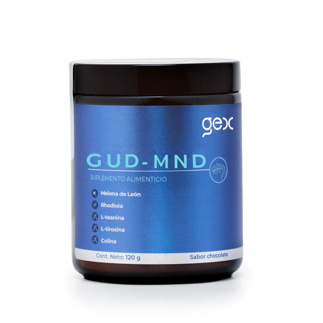 Gud MND | Concentración | 30 porciones | Melena de León, Rhodiola, Teanina, Colina y Tirosina