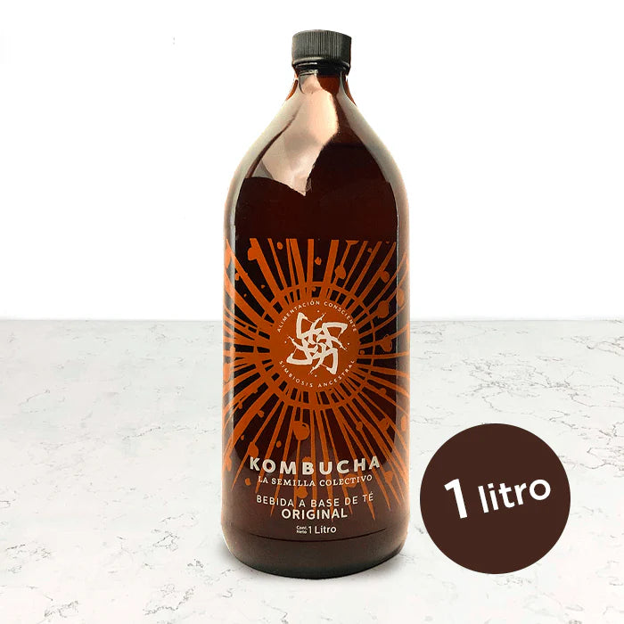 Kombucha orgánica original 1 litro La Semilla Colectivo