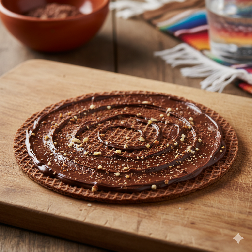 Oblea de chocolate