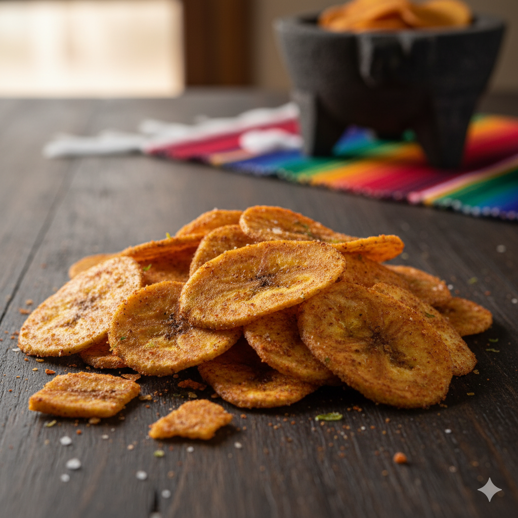 Chips de Plátano Enchilado