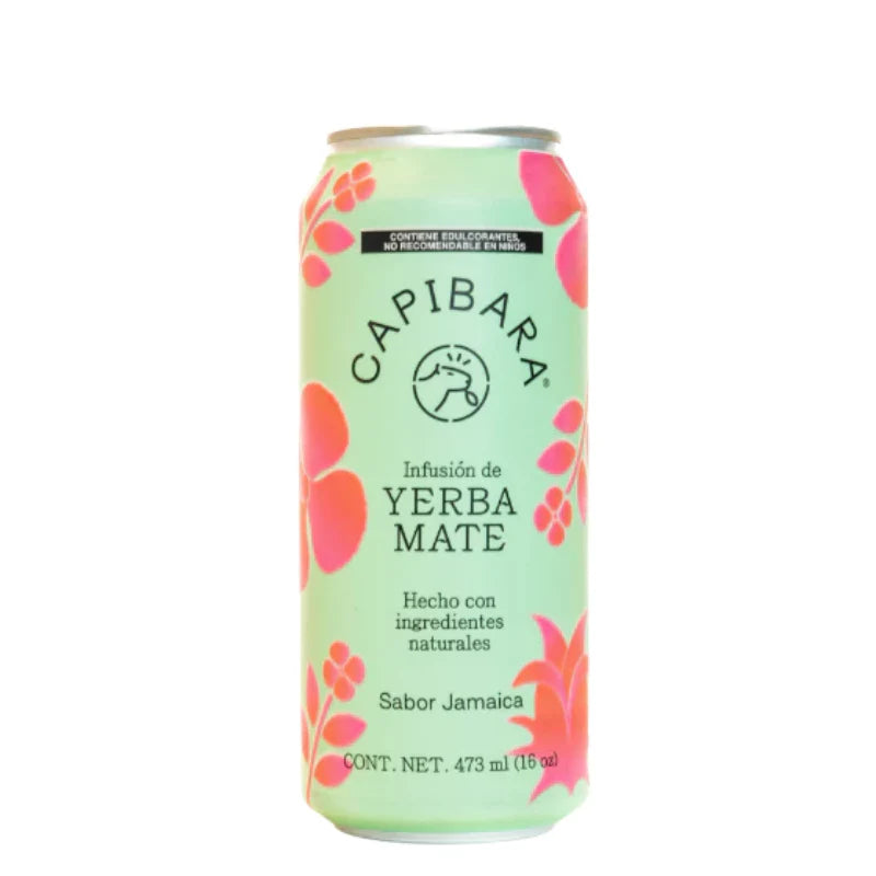 Infusión de yerba mate con jamaica sin azúcar 473ml Capibara
