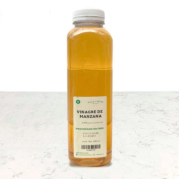 Vinagre de manzana cold-pressed sin pasteurizar 500ml Villa de Patos